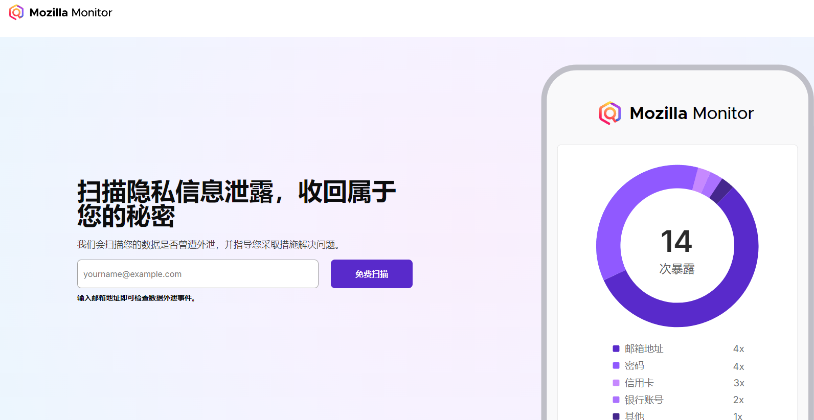 如何检测自己使用的邮箱是否被泄露?Mozilla Monitor输入邮箱一键查询即可